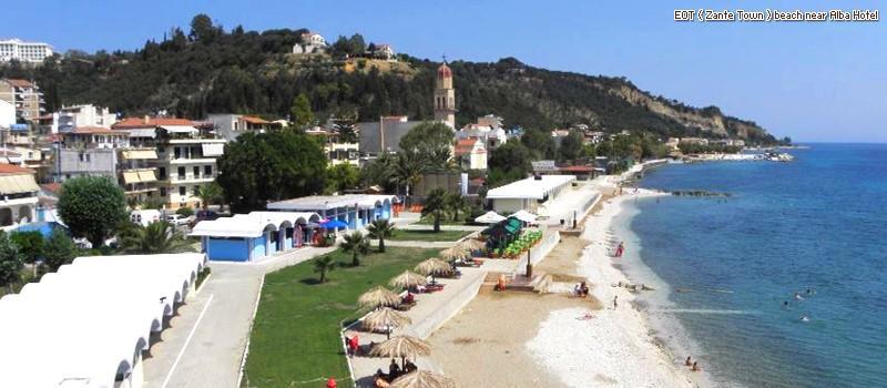 Alba Hotel Kota Zakynthos Bagian luar foto